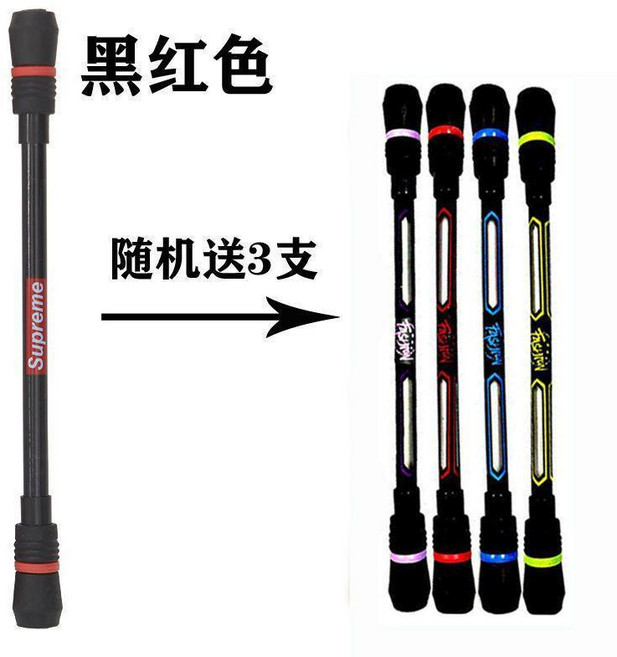 轉轉筆 中性筆 可寫字 可替換芯, 我想買354紅色,1支裝+教程, 1個