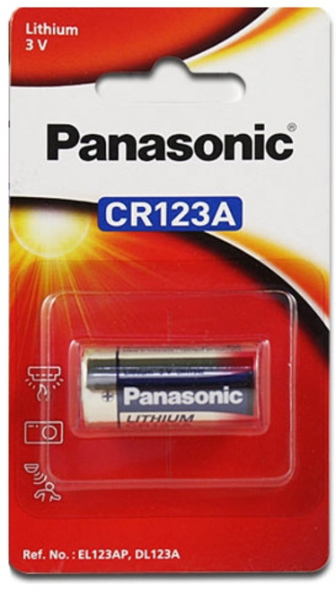 Panasonic CR123A 鋰電池, 1個