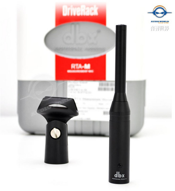 美國dbx RTA-M Driverack 電容式音頻測量麥克風, 1個, 搭配3米麥克風線