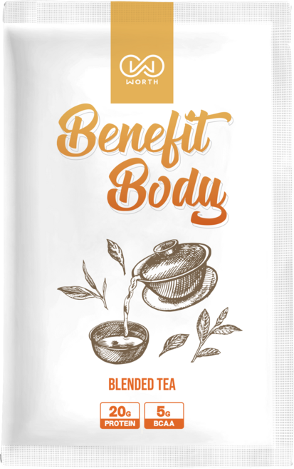 WORTH 沃爾司 Benefit Body 激能蛋白 琥珀烏龍口味, 30g, 1個