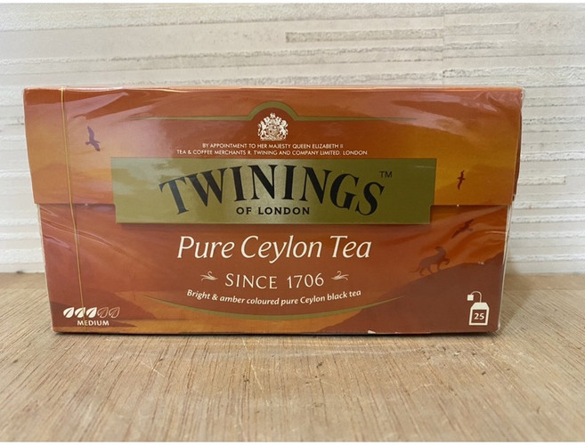 TWININGS 唐寧茶 極品錫蘭茶 25入, 1個