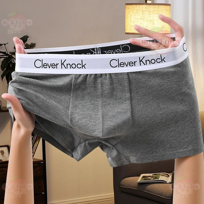 Clever Knock 純棉男生四角內褲