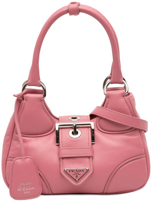 프라다 중고 2010-2025 나파 소프트 패딩 리에디션 2002 문 사첼 백