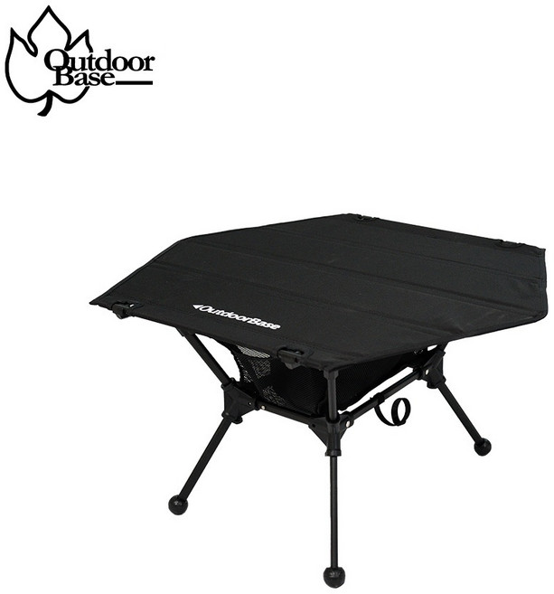 OutdoorBase R5 六角桌 露營桌, 闇黑