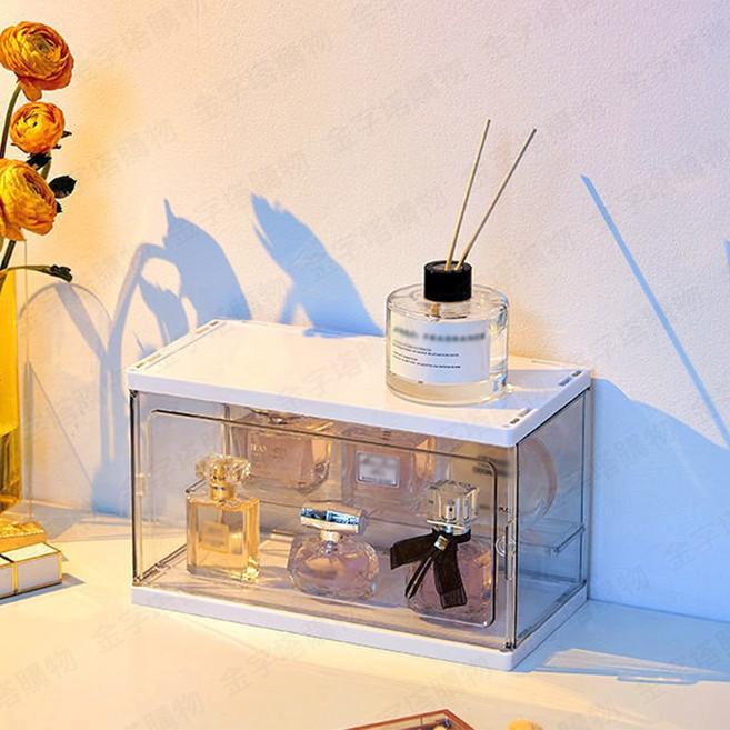 透明收納櫃 展示架, 1個, N/A