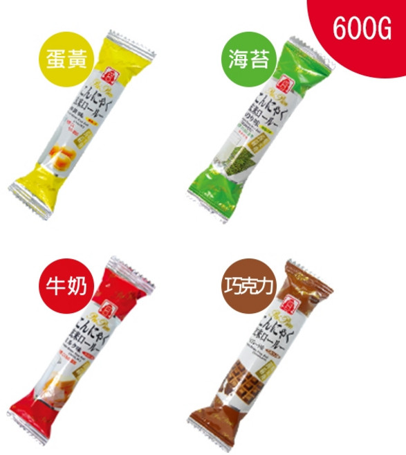 北田 蒟蒻糙米捲, 1個, 綜合600公克, 600g