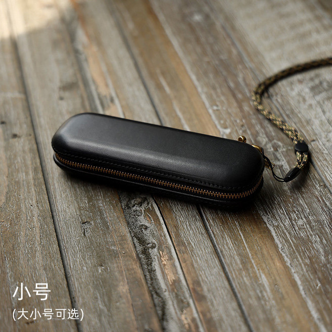 真皮眼鏡盒 日系復古牛皮墨鏡收納包