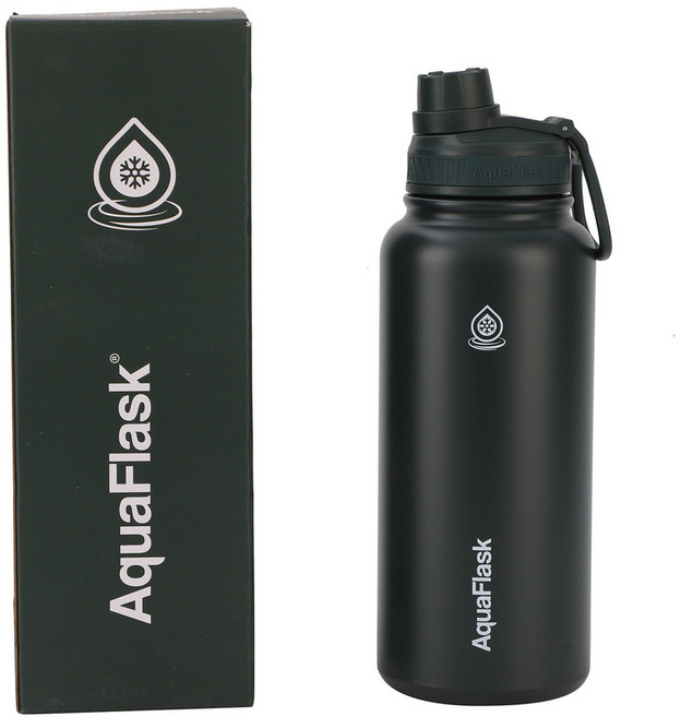 AquaFlask 304不鏽鋼太空壺, 黑色, 1套, 32L