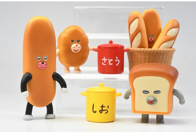 Kenelephant 麵包小偷造型公仔P3 法國麵包, 1個, 整套 / 4款(金額720元,數量按4)