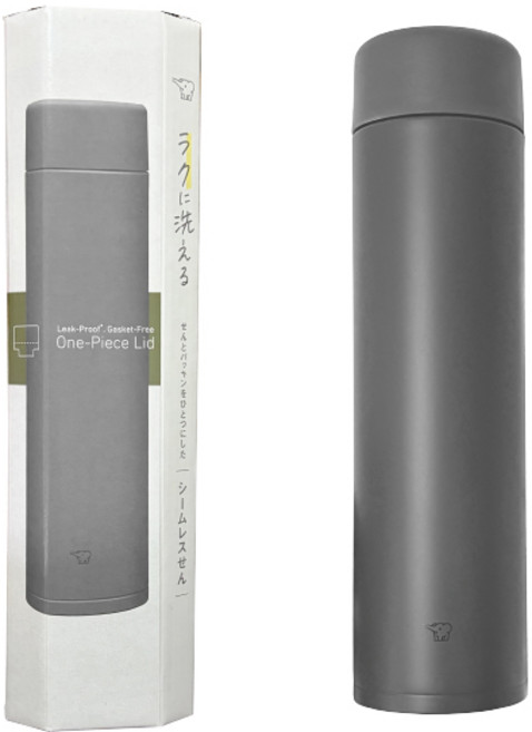 ZOJIRUSHI 720ml 真空保溫保冷杯 易清洗一體式杯蓋, 迷霧灰, 1個