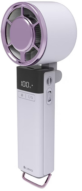 LAPO USB 攜帶式風扇, 紫色, LF-03