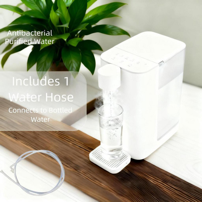 即熱飲水機家用智能加熱燒水壺泡茶速熱電熱水壺歐規, 單機白色+水管,英規220V(UK), N/A