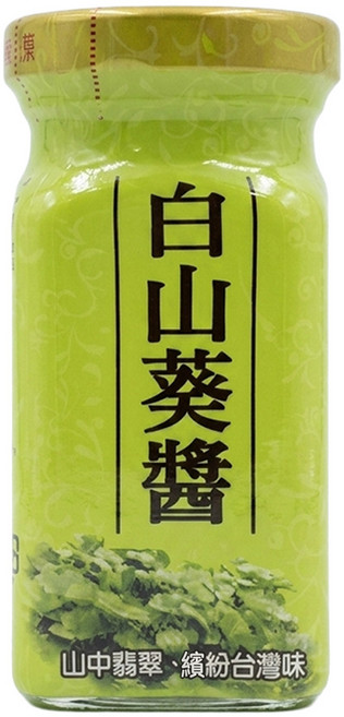 阿里山農會 山葵醬 (無著色) 辛香調味料, 1個, 特辣白山葵醬(淺綠罐), 100g
