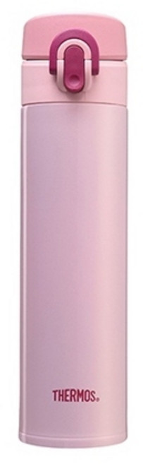 Thermos 膳魔師 0.4L 超輕量真空彈蓋保溫瓶 JNI-400 保溫杯 保冷瓶, 1個, 粉色