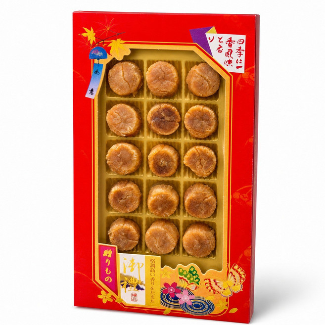 六安堂 北海道特選干貝臻品禮盒, 85g, 1個
