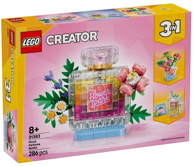 LEGO CREATOR 31383 3合1 花香香水瓶, 多色, 1個