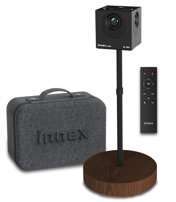 innex cube AI 360 視訊攝影機, black