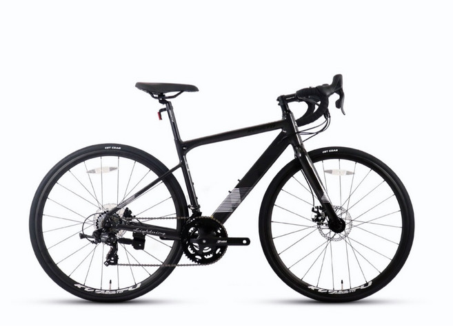 BIKEDNA R400 鋁合金彎把碟煞版甩把公路車 14速煞變合一易操控入門競速碟煞彎把跑車破風CP首選, 黑, 1個, 1GB