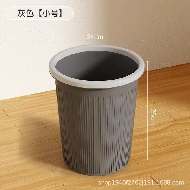 大容量塑膠垃圾桶, 小號10L灰色