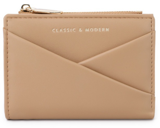 CLASSIC & MODERN 簡約短夾 皮夾 多卡位 拉鍊零錢包