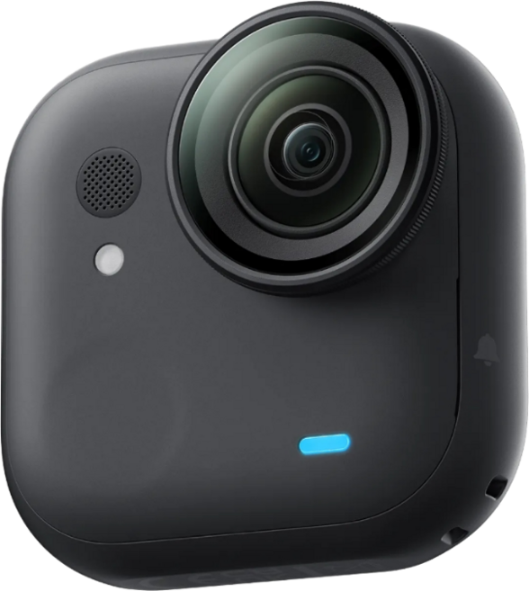 Insta360 GO Ultra 迷你輕巧4K運動相機 解放雙手 磁吸固定 AI智慧編輯, 黑色