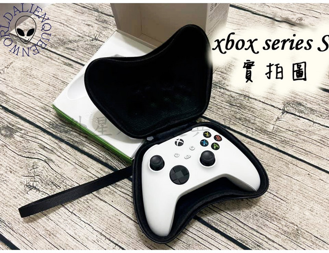 Xbox series S/X 手把收納盒 保護套, 1個, 經典硬殼素面款(黑)