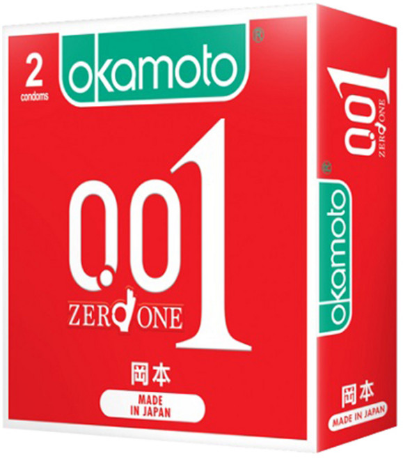 岡本Okamoto 001 衛生套, 1個, 001 2入