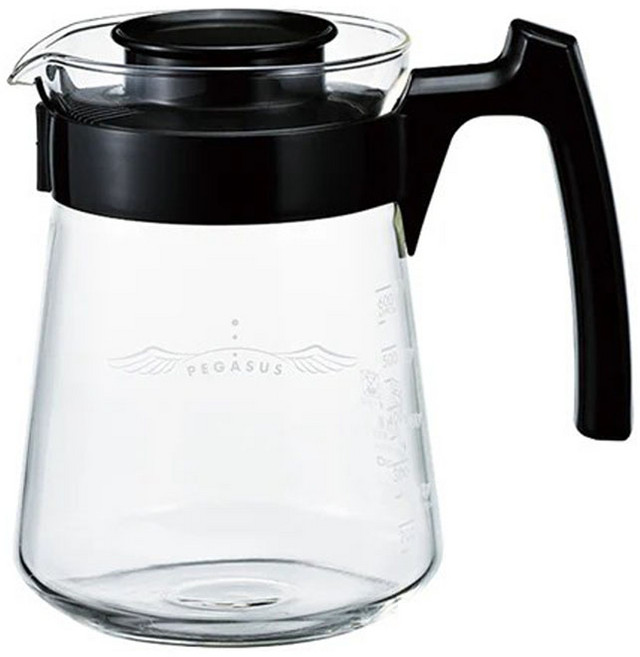 HARIO PEGASUS耐熱咖啡壺 日本製 PES-02B, 1個, 玻璃壺, 600ml