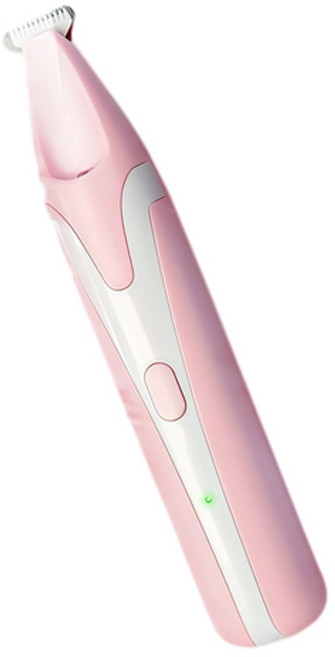 GUAZHOUMU 寵物剃腳毛器 電動靜音剃毛機 適用於貓狗, 1個, 櫻花粉 防水款 LED燈 大刀頭