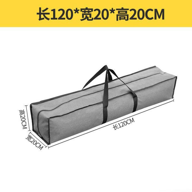good 布 露營 桌子 天幕 帳篷 收納袋 防水 收納包, 1個, 灰色120*20*20cm, 灰色 120*20*20cm