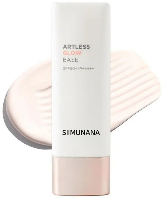SIIMUNANA ARTLESS GLOW BASE 飾底乳 SPF50+/PA++++, 1個, 01, 01