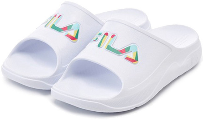 FILA 男女 PLUMPY SLIDE 2 拖鞋, L, L