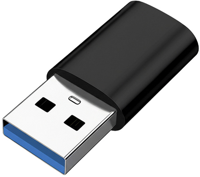 JS購物 輕巧便攜 快速充電 數據傳輸 多設備適用, 1個, 【TYPEC轉USB】轉接頭