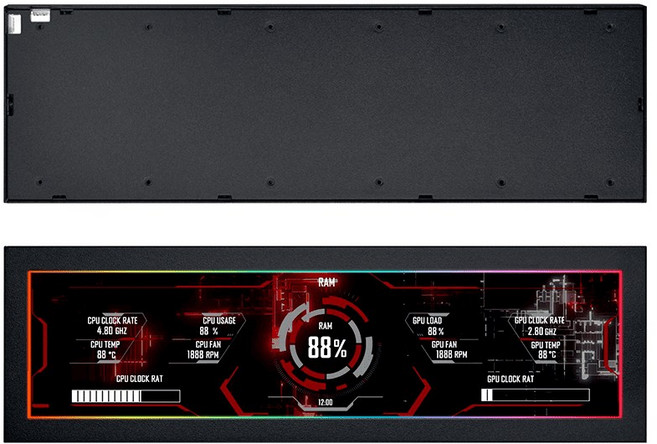 聯力 8.8吋萬用螢幕, 黑色-SM088X, US88v1, 黑色-SM088X, 8.8吋