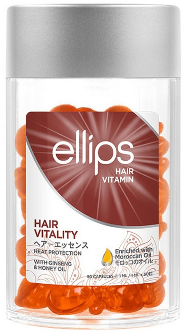 ellips 意立詩 摩洛哥護髮膠囊 深層滋養橘蜜果 50粒, 50ml, 1件