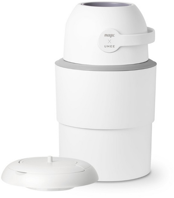 UMEE 荷蘭 除臭尿布桶 HEKA M, 伸縮式-象牙白 / 8833
