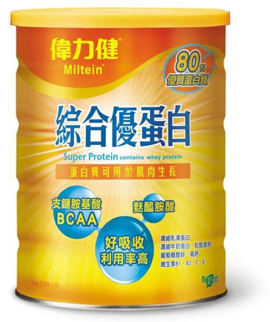 三多SENTOSA 偉力健綜合優蛋白香草 多種維生素礦物質 運動後肌肉修復 獨立包裝方便攜帶, 500g, 1個