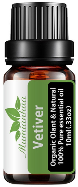 Mumianhua 木棉花 岩蘭草(Vetiver) 精油 擴香掛瓶, 1個, 10ml, 岩蘭草