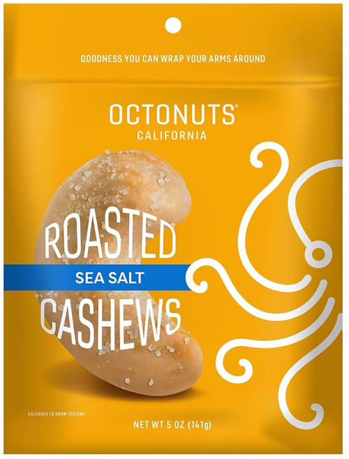 OCTONUTS 烘烤腰果海鹽, 1個, 141g