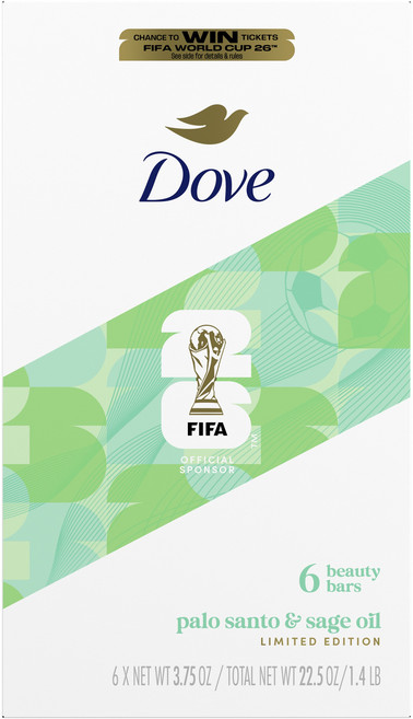 Dove 多芬 Beauty Bar 帕羅索托與鼠尾草精油, 6入, 106.3g