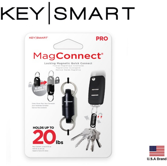 Keysmart MagConnect Pro 可分離式磁鐵雙頭鑰匙圈 美國品牌 可負重20磅, 1個