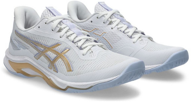 asics NETBURNER BALLISTIC FF 4 女款排球鞋 (白金)