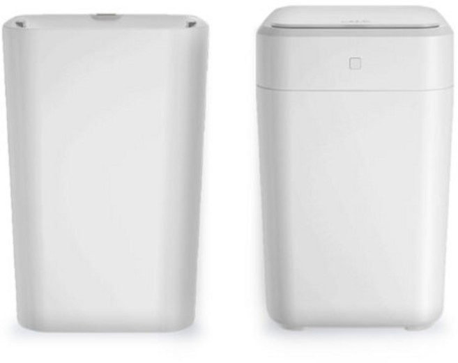 LC 最新代自動打包垃圾桶 懶人垃圾桶 防臭垃圾桶 感應式垃圾桶 智能垃圾桶, 白色Final有蓋款