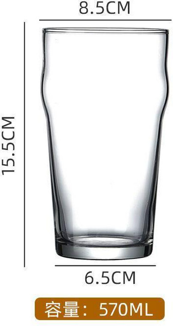 英式品脫杯 470ML 寬口玻璃杯, 1個, 英式品脫杯-570ML