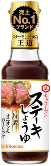 龜甲萬特選牛排醬 醬油洋蔥&大蒜, 1個