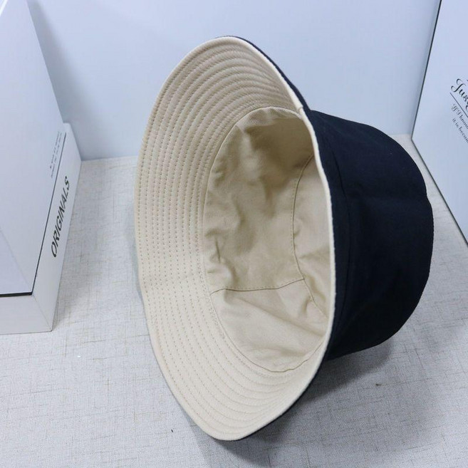 純棉雙面漁夫帽 夏季防曬透氣