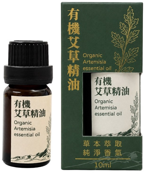 艾草之家 有機艾草純精油 10ml/瓶 臺灣製, 1個, 10g