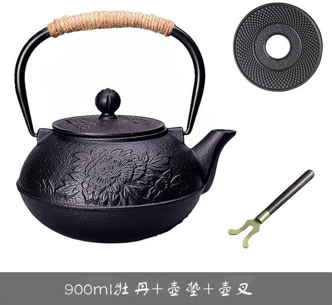 鑄鐵壺 日式手工鐵壺 燒水壺 煮茶壺, 1個