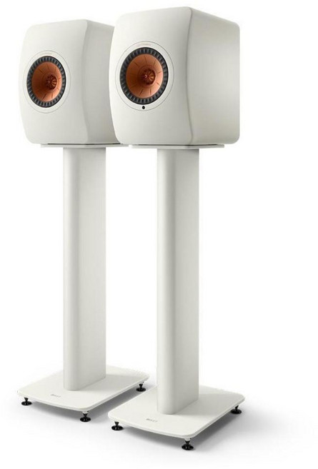 森澤音響 KEF LS50 Wireless II 主動式無線書架喇叭, 白色 + S2立架
