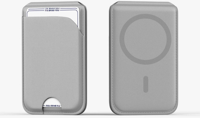 FA SHAO YOU MagSafe 磁吸卡包支架 灰色 手機卡套 多角度可調式手機支架